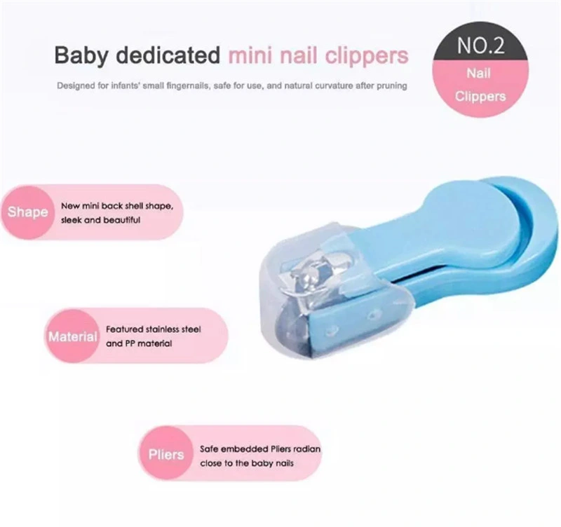 Baby Daily Care Set Baby Nail Clipper Scissors Nail File & Tweezers