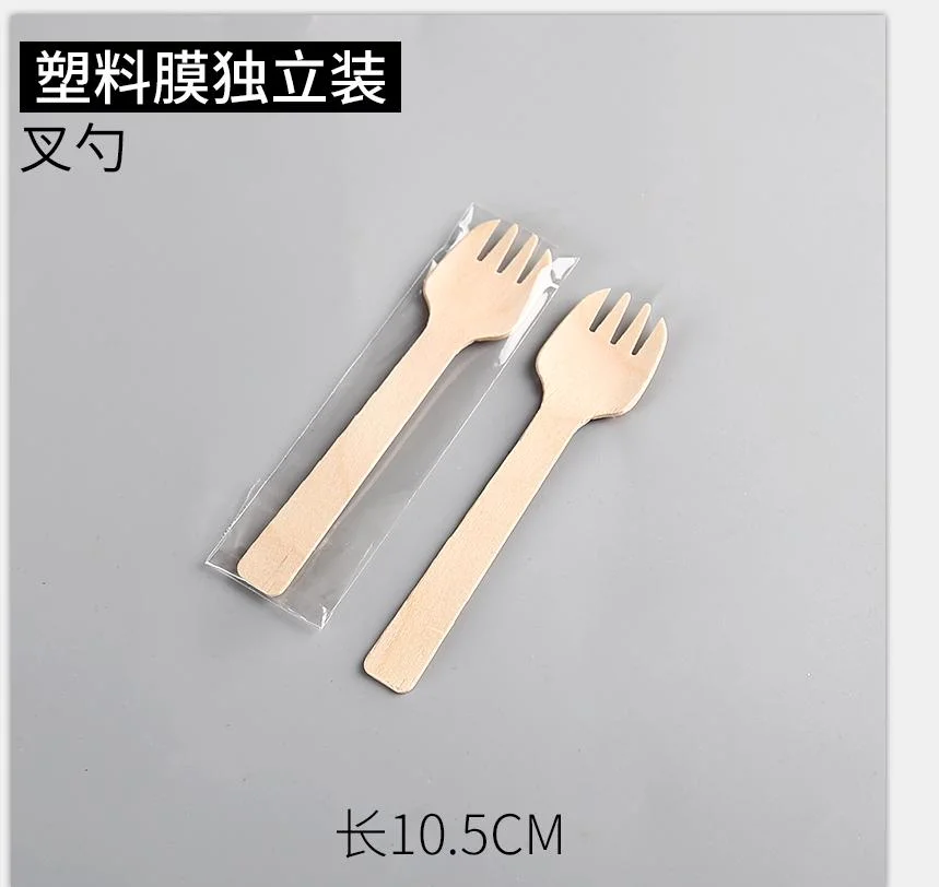 105mm Popular Wooden Fork Spoon