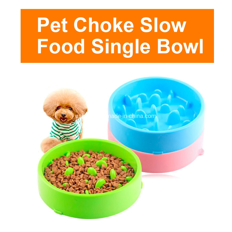 Pet Slow Feeder Bowl Cat Dog Slow Eating Food Silicone Pet Food Bowl