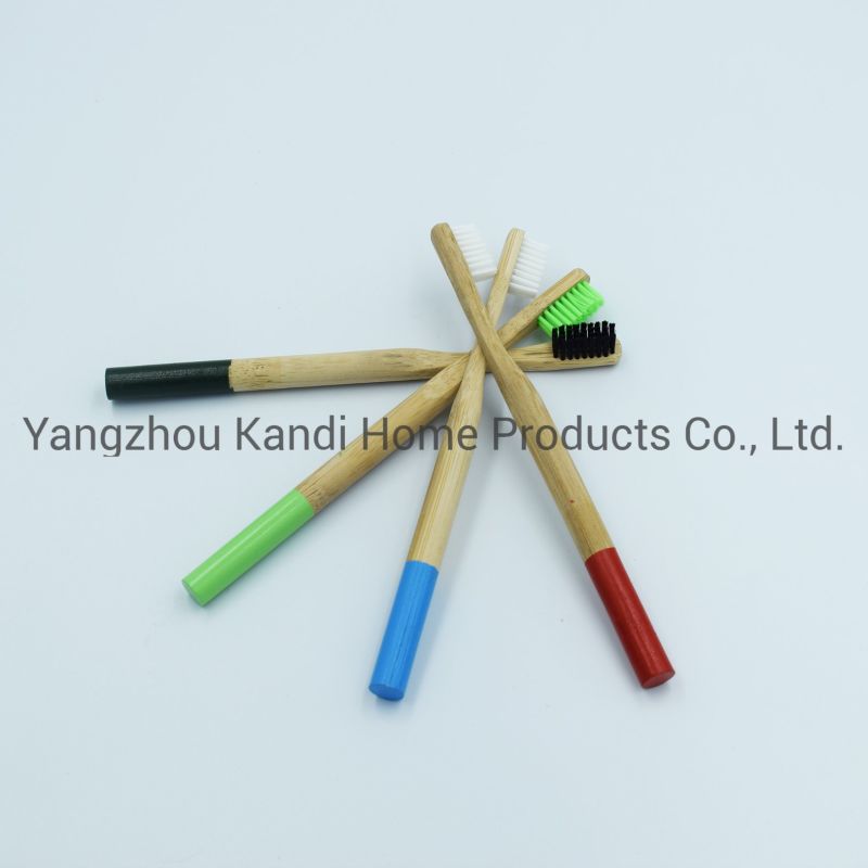 100% Eco-Friendly Natural Bamboo Handle Charcoal Bristle Bamboo Toothbrush