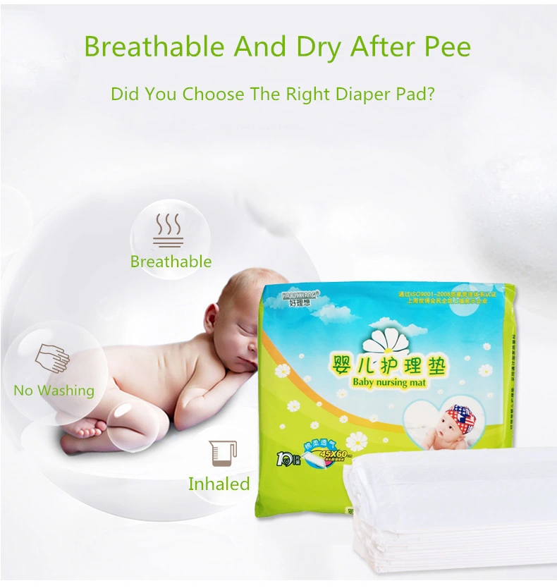 Provide Baby Products for 0-6 Months New Baby Hygiene Premium Breathable Baby Care Pad