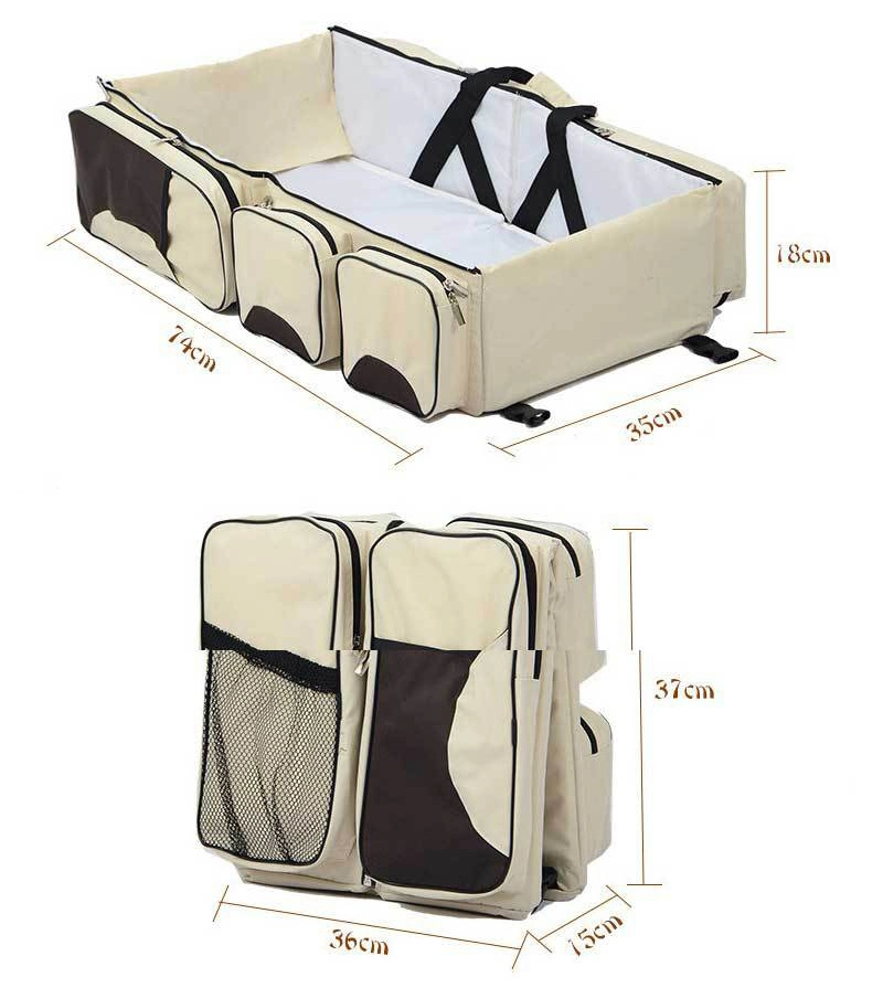 Moms Tote Bag Baby Diaper Bag Travel Backpack