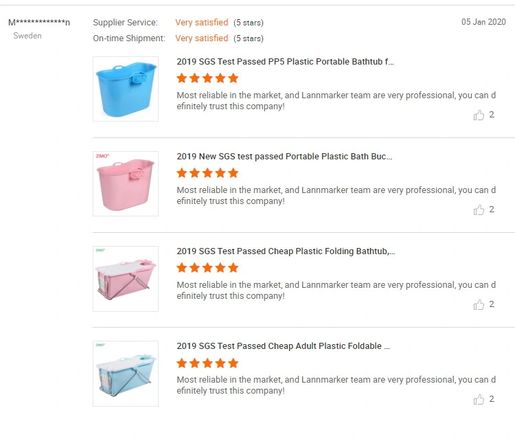 2020 Eco-Friendly SGS Cheap Portable PP5 Plastic Foldable Baby Bath Tub Bathtub for Kids