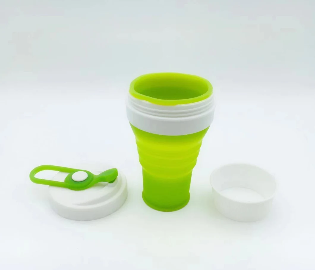 450ml 15oztravel Cup Portable Cup Leisure Cup Children's Cup Plastic Cup Silicone Water Cup