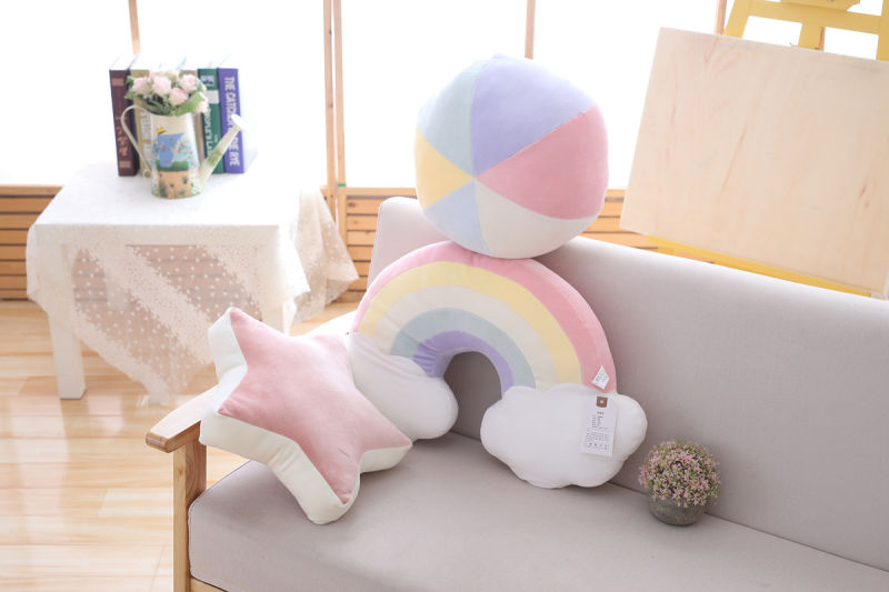 Newborn Baby Photography Props Moon Pillow Posing Props Newborn Basket Filler Fotografia - Colorful