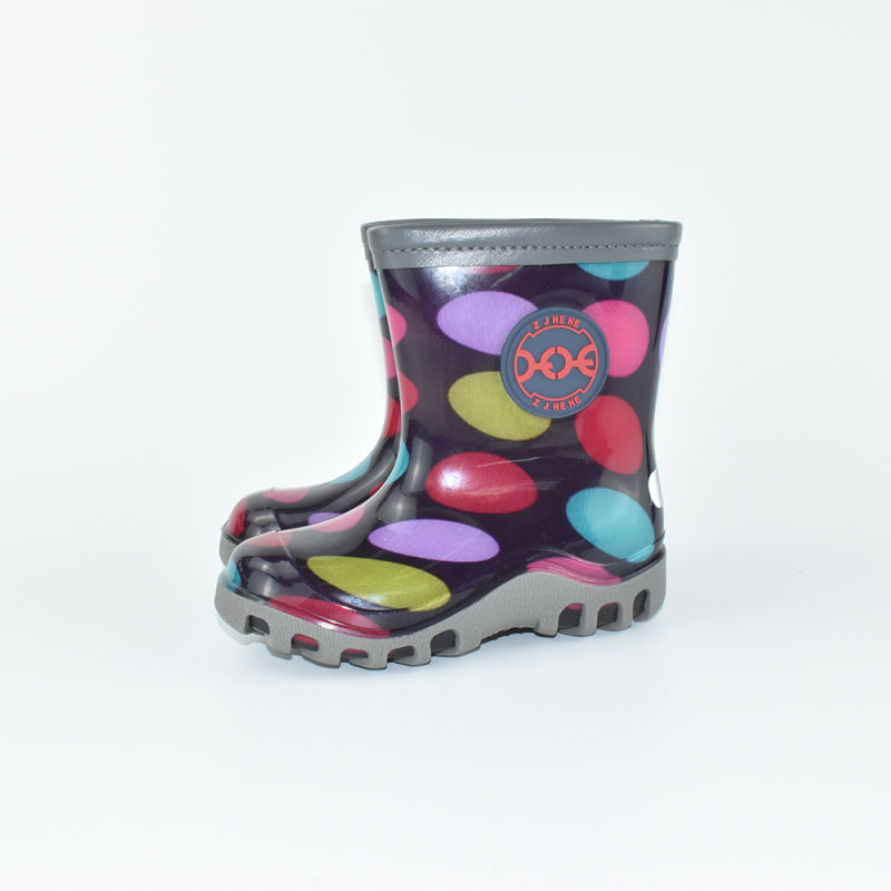 Colorful Customize Unique PVC Rain Wellington Boots for Children