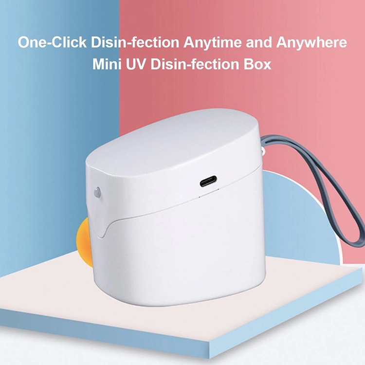 Mini Portable Pacifiers UVC LED Disinfection Ultraviolet Sterilization Sterlizer Box