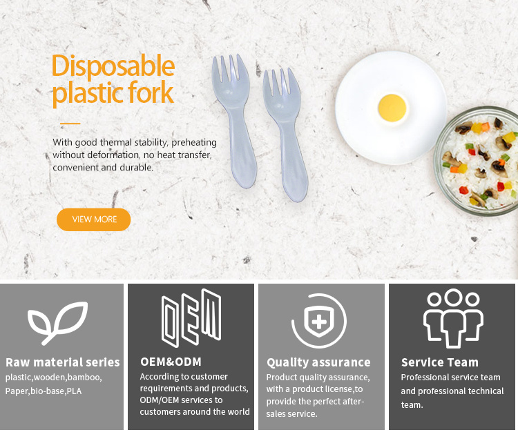 Plastic Disposable Any Color Spoon Fork for Cake