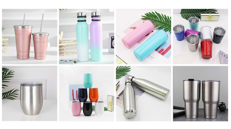 Cut 12oz 304 Stainless Steel Milk Bottle Thermos for Screw Lid