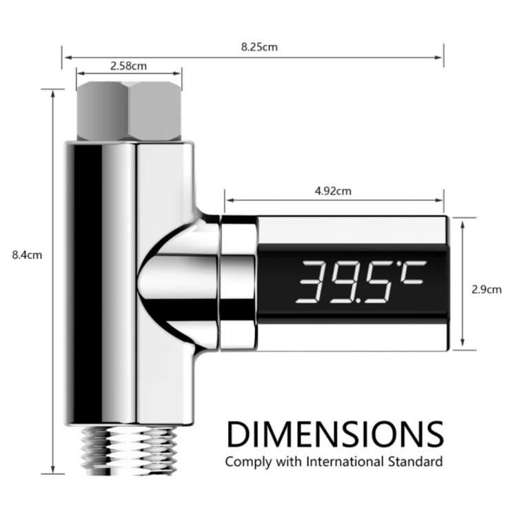 KH-TH049 Home Bath and Room Bathroom Tub Baby Bath Water LED Display Digital Shower Thermometer