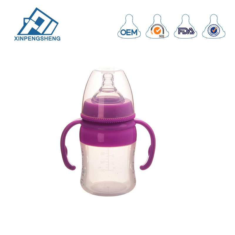 Infant Silicone Feeding Bottle Baby Water Bottle