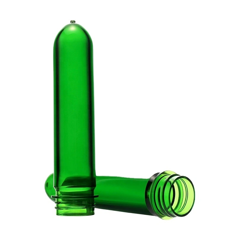 Clear Green Wide Neck Pet Juice Bottle 27mm Neck 33G Pet Preform