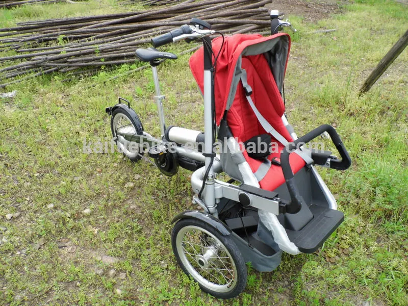 BS001 Baby Stroller 3 in 1 European Standard with Mom Seat with Sunshade in Outdoor