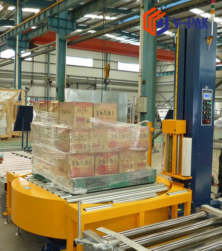Automatic Film Pallet Wrapping Machine with Scale