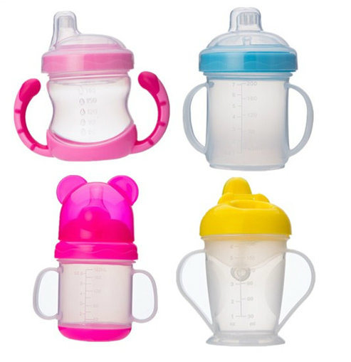 7oz BPA Free Plastic Sippy Mug for Baby Drinking Water