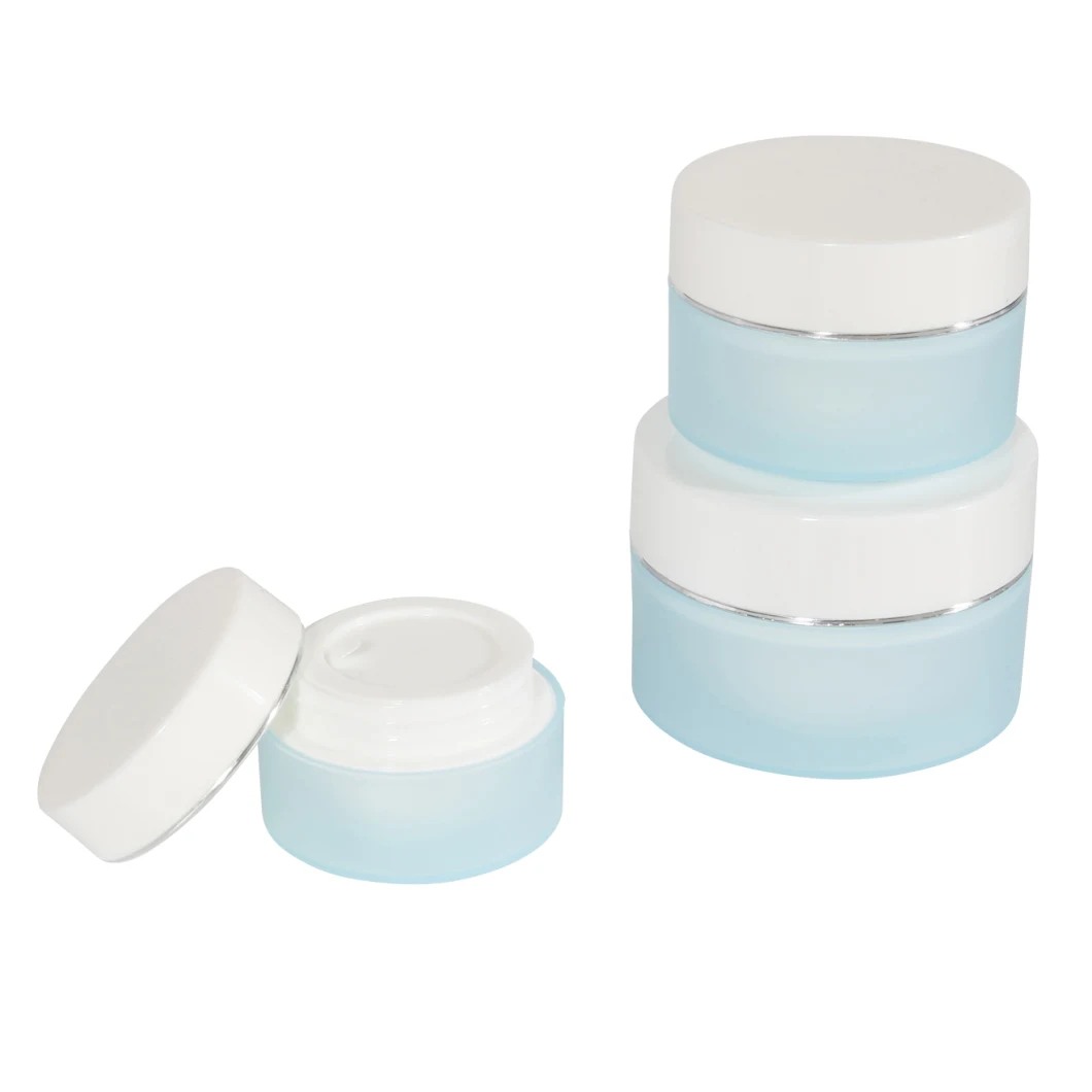 Round Double Wall PP Jar 12.5g 15g 20g 30g 50g for Baby Cream Packaging Jar