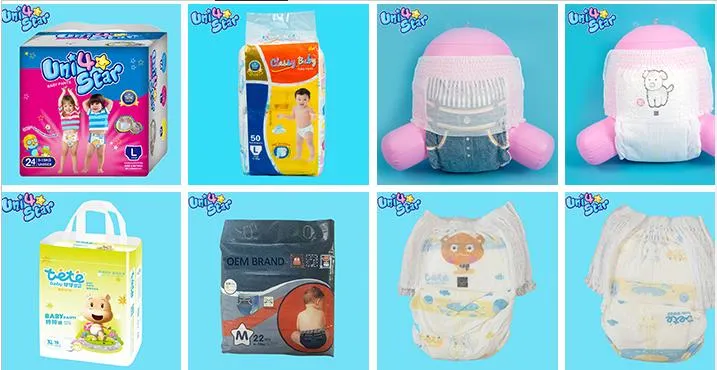 Colourful Disposable Baby Diaper, Baby Products, Baby Disposable Diaper Products