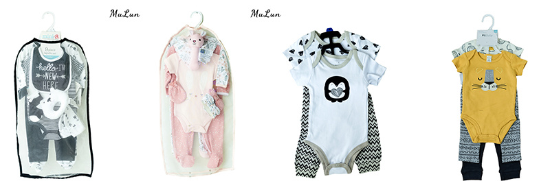 2020 Summer Newborn Baby Gift Clothes 100% Cotton Rompers 3PCS Set Bodysuit Baby, Newborn Set