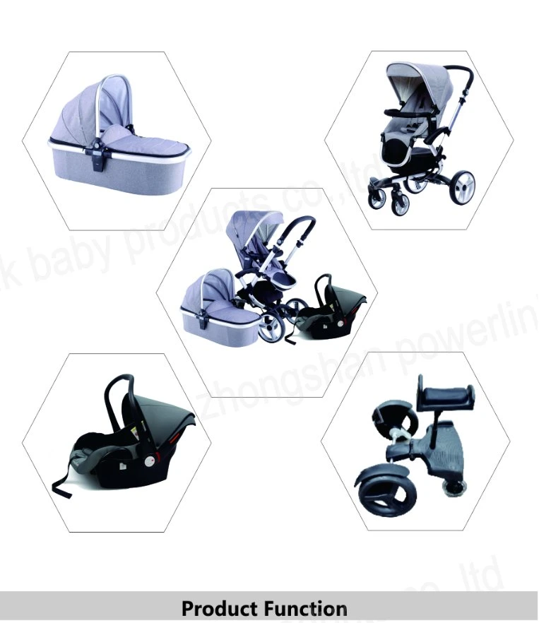 Luxury Baby Stroller High-View Inflatable Anti-Shock, Newest Design Pushchair Baby Strollers