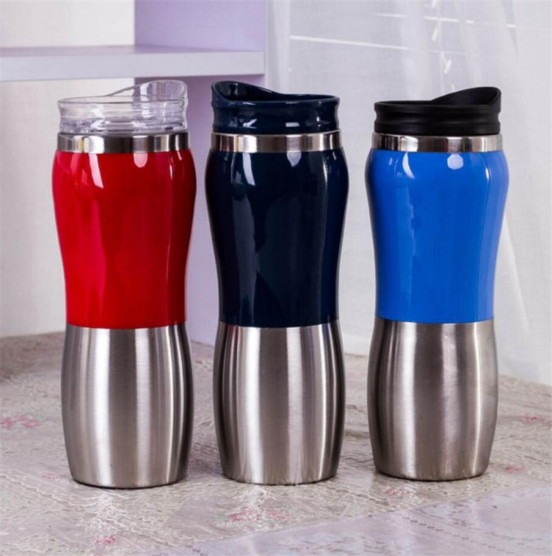 Insulated Stainless Steel Travel Beverage Tumbler Coffee Thermos Cup Mug