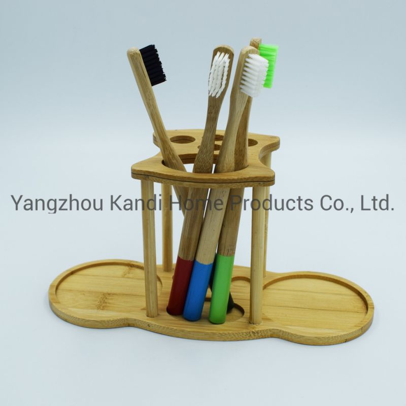 100% Eco-Friendly Natural Bamboo Handle Charcoal Bristle Bamboo Toothbrush
