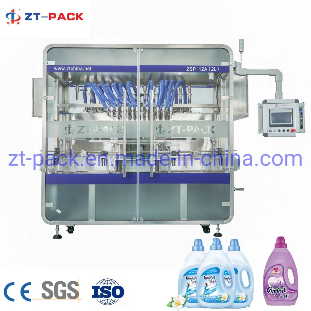 Baby Shampoo Lotion Detergent Dishwashing Liquid Hand Soap Bottle Filling Machine From Zt-Pack