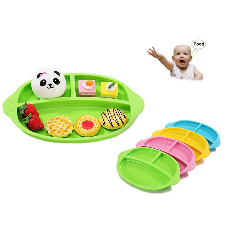 Baby Plate Silicone Placemat Rubber Bowl Suction Plate for Toddlers