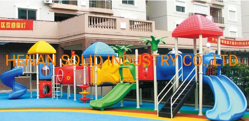 Amusement Park for Child Playing Safety Plastic Slides