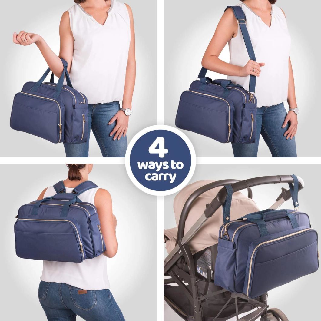 Multifunctional New Stylish Waterproof Large Functional Backpack Organizer Travel Outdoor Cloth Trendy Baby Diaper Bag