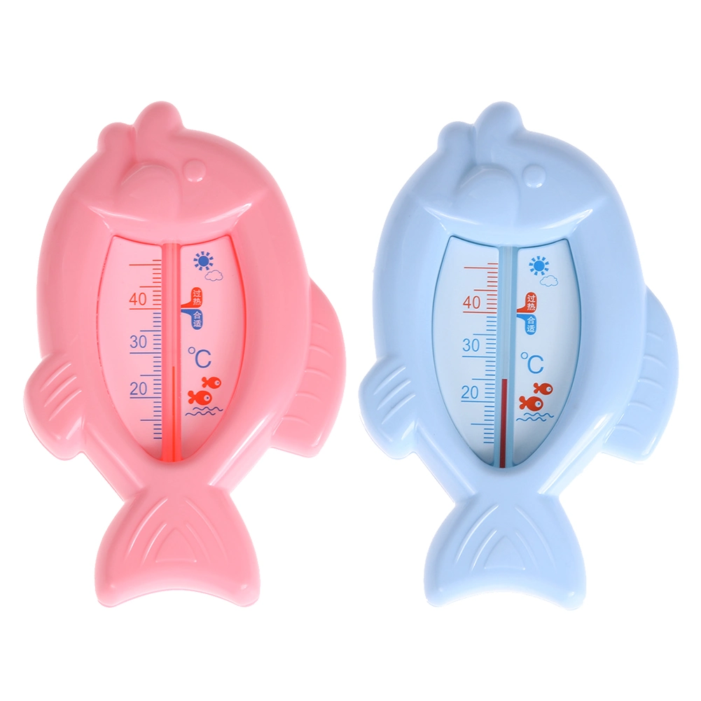 Baby Bath Thermometers Toy Floating Water Thermometers Float Fish Shaped Safe Plastic Tub Watering Sensor Thermometer