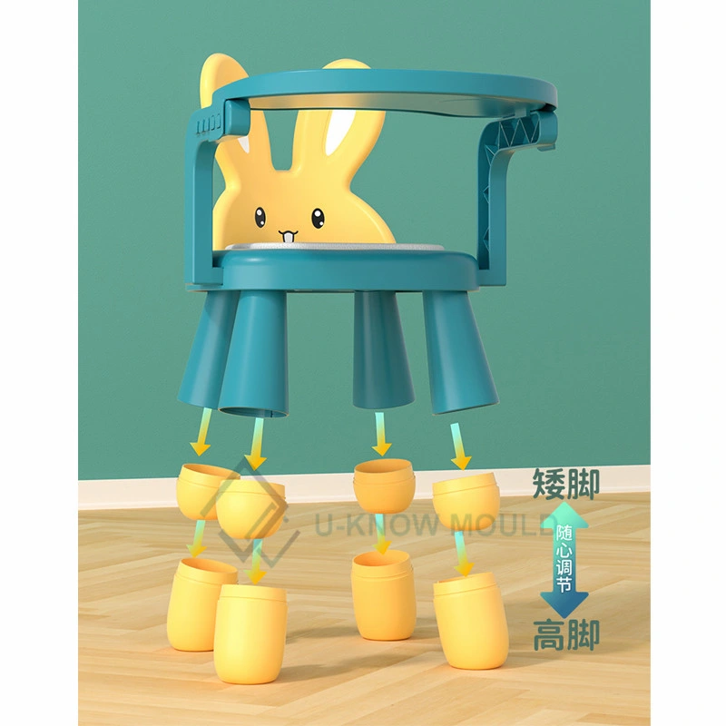 Plastic Baby Dining Chair Mold for Kid Injection Mould