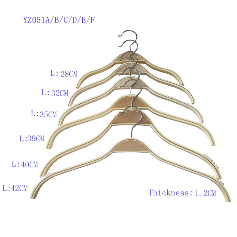 Wooden Hanger Use for Brand Suits Clothes Store