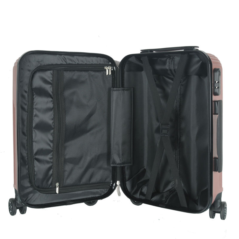 3PCS OEM PC Hardside Trolley Bag Flexible Spinner Travel Suitcase