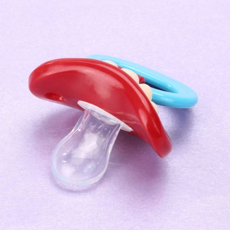 Funny Cool Silicone BPA-Free Baby Teething Pacifier for Promotion