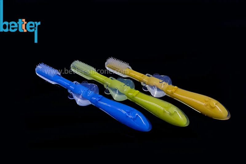 Liquid Silicone 100% Safety Food Grade Toothbrush for Baby
