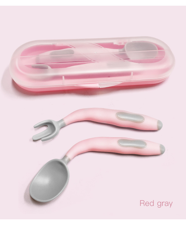 Bendable Spoon and Fork Twisting Spoon Set Safe Material with Case