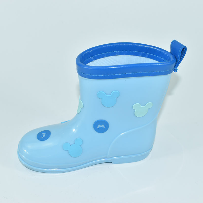 Eco-Friendly PVC Waterproof Rain Boots/Shoes for Children