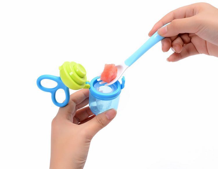 Baby Food Dispenser with Silicone Net for Teething Baby