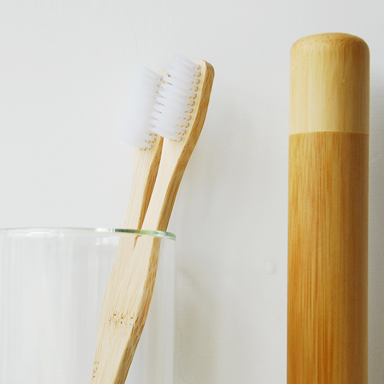Biodegradable Bristles Organic Natural Charcoal Bamboo Toothbrush