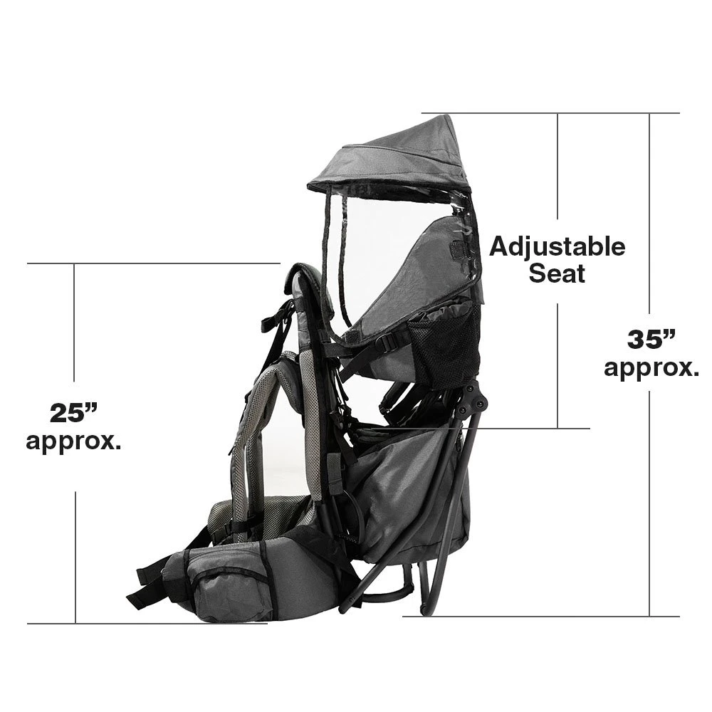 Newest Baby Toddler Hiking Backpack Carrier Camping Child Carriers with Rain Sun Cover