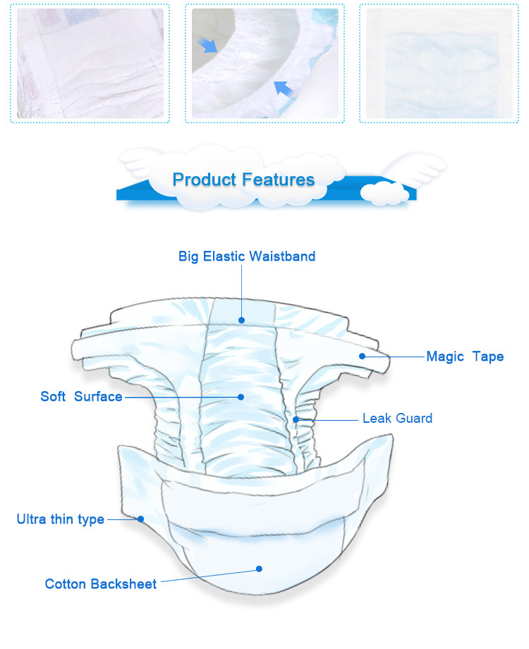 Leak Guard Soft Breathable Baby Pants Pull up Diaper
