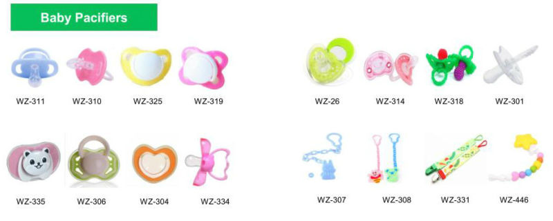 BPA Free Animal Baby Pacifier Clips for Newborn