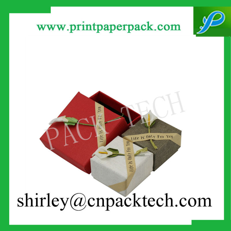 OEM Custom Rigid Craft Christmas Paper Packing Box, Fancy Jewelry Box