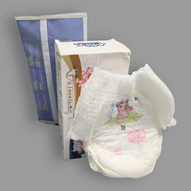 Baby Disposable Leak Guard Adjustic Tape Paper Diaper