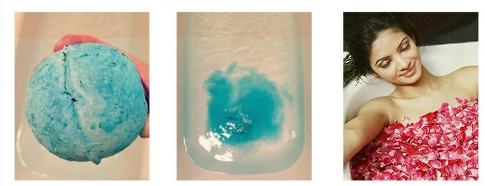 Private Label Wholesale Color Mesh Sponge Bath Ball Dissolv Bath Salt Ball for Skin Care