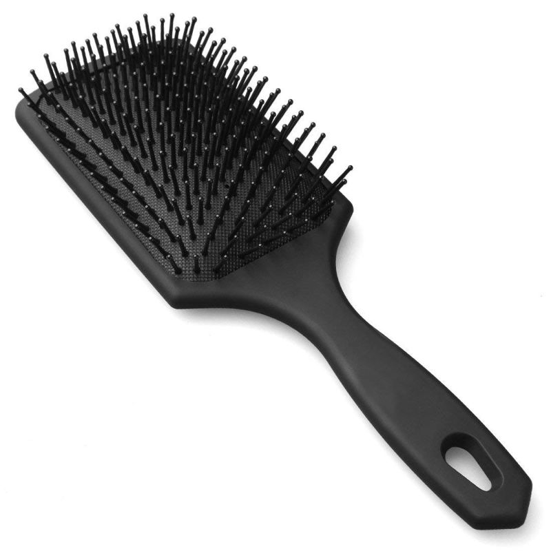 China Cheap Square Paddle Brush with Long Handle & Scalp Massage Soft Bristles, Detangle Paddle Hairbrush