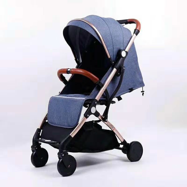 Mini Backrest Adjustable Aluminum Alloy Foldable Baby Stroller