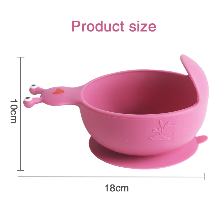 Kids Suction Plates Set Baby Silicone Bowl and Spoon