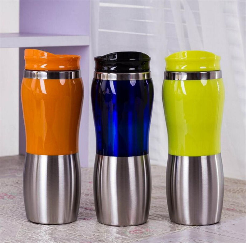 Insulated Stainless Steel Travel Beverage Tumbler Coffee Thermos Cup Mug