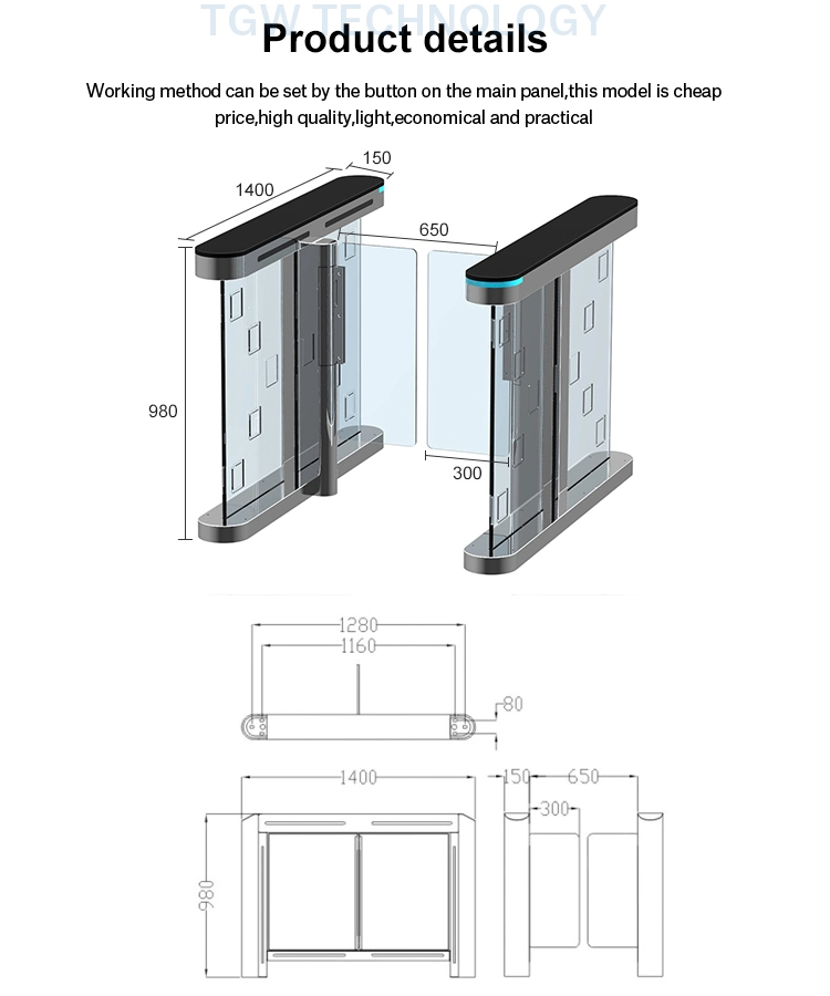 Speed Lane Turnstile Fast Speed Gate Speed Gate Access Control Speed Gates Barrier